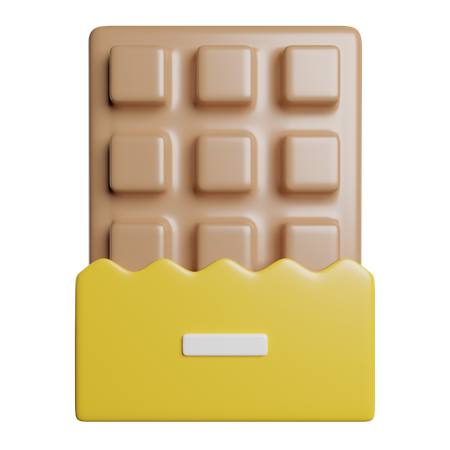 Barre de chocolat  3D Icon