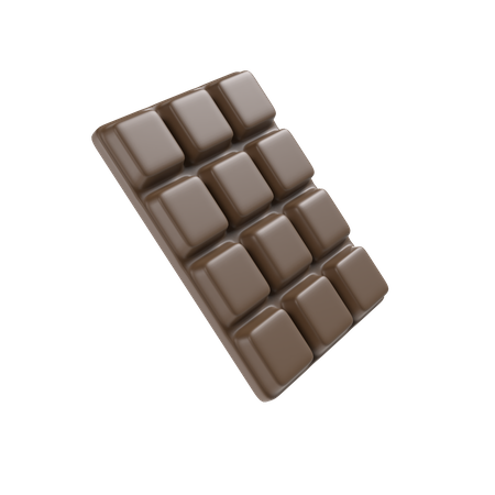 Barre de chocolat  3D Illustration