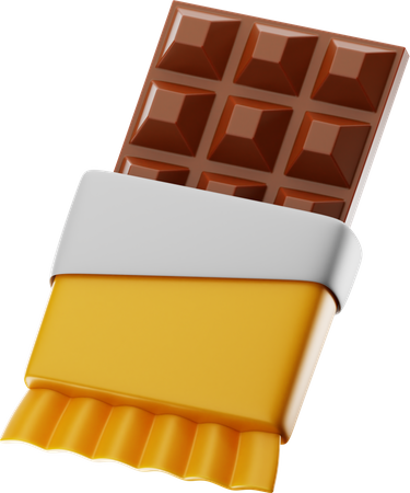 Barre de chocolat  3D Icon