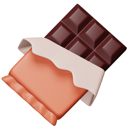 Barre de chocolat  3D Icon