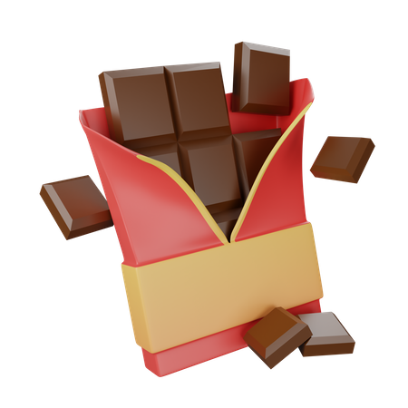 Barre de chocolat  3D Icon