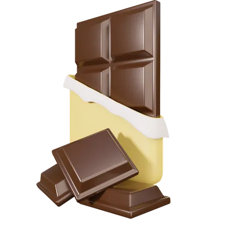 Barre de chocolat  3D Icon