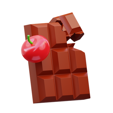 Barre de chocolat  3D Icon