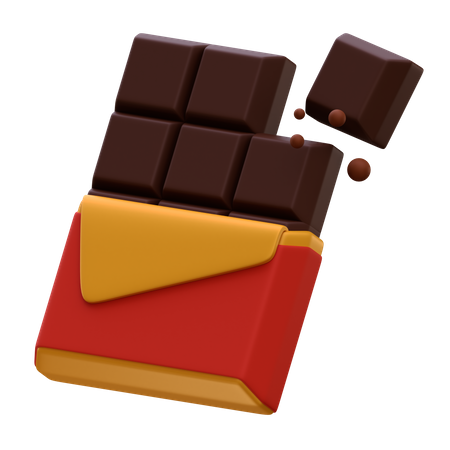 Barre de chocolat  3D Icon