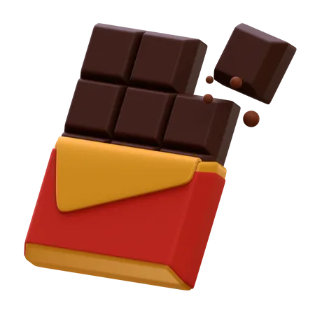 Barre de chocolat  3D Icon