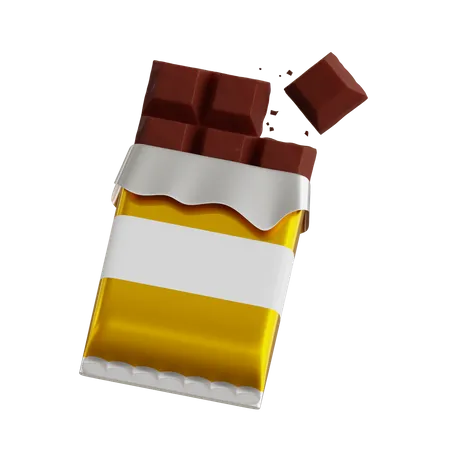 Barre de chocolat  3D Icon