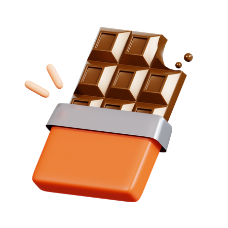 Barre de chocolat  3D Icon