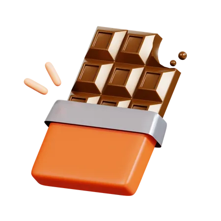 Barre de chocolat  3D Icon