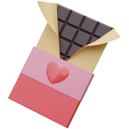 Barre de chocolat  3D Icon