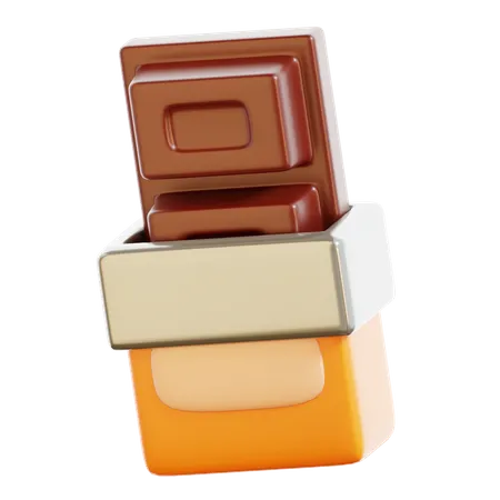 Barre de chocolat  3D Icon