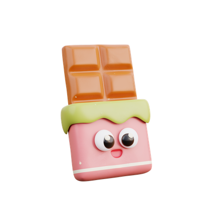 Barre de chocolat  3D Icon