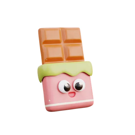 Barre de chocolat  3D Icon