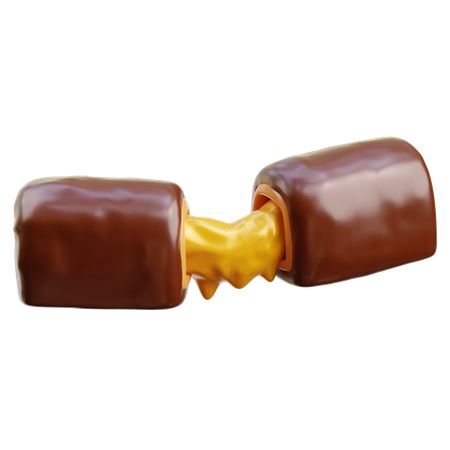 Caramel au chocolat  3D Icon