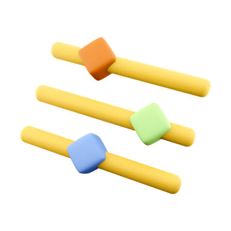 Barre de défilement  3D Icon