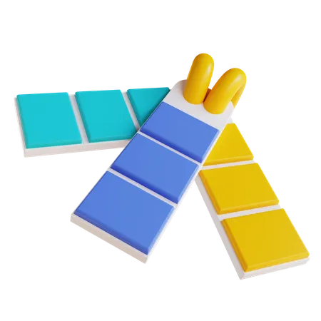 Barre de palette de couleurs  3D Icon