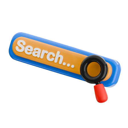 Barre de recherche  3D Icon