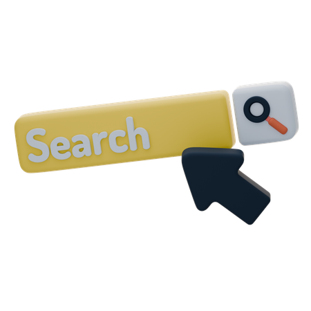 Barre de recherche  3D Icon