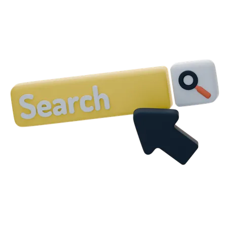 Barre de recherche  3D Icon