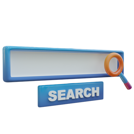 Barre de recherche  3D Icon