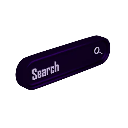 Barre de recherche  3D Icon