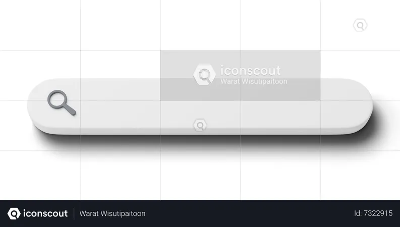 Barre de recherche  3D Icon