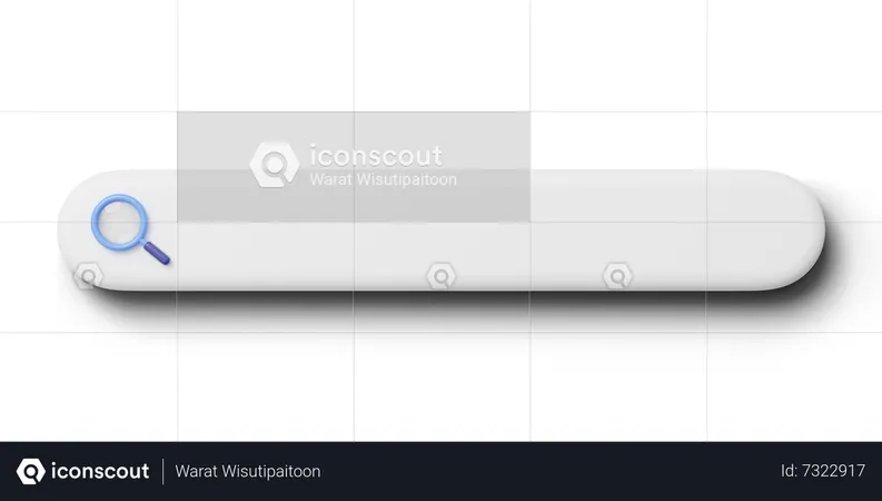 Barre de recherche  3D Icon
