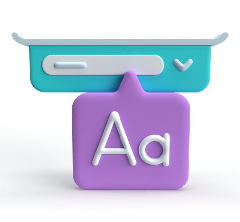 Barre de recherche  3D Icon