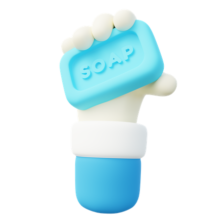 Barre de savon  3D Icon