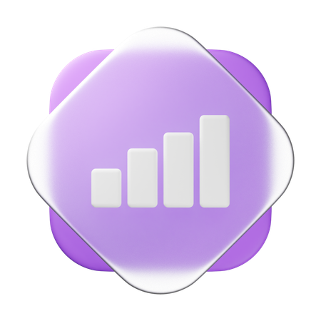 Barre de signal  3D Icon