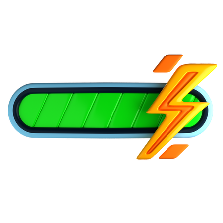 Barre d'énergie  3D Icon