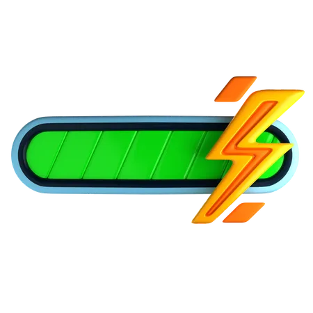 Barre d'énergie  3D Icon