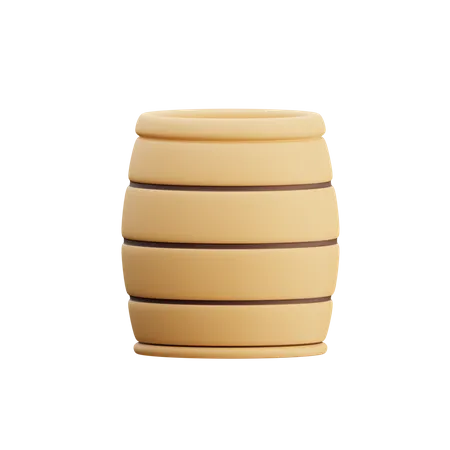 Barrel 3D Illustration