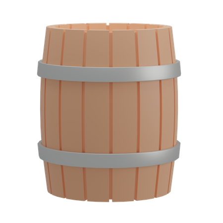 Barrel 3D Illustration