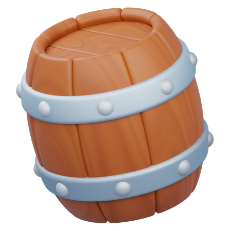 Barrel Game  3D Icon