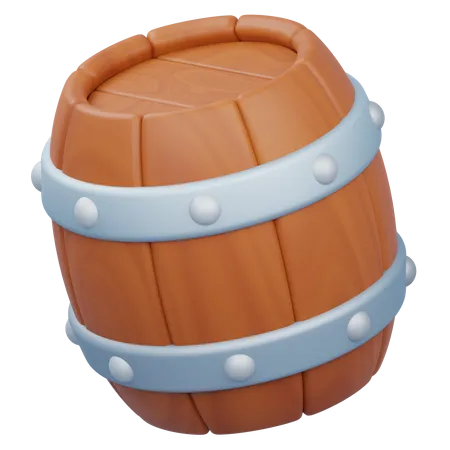 Barrel Game  3D Icon