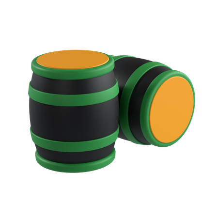 Barrel Stock  3D Icon