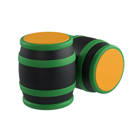 Barrel Stock  3D Icon
