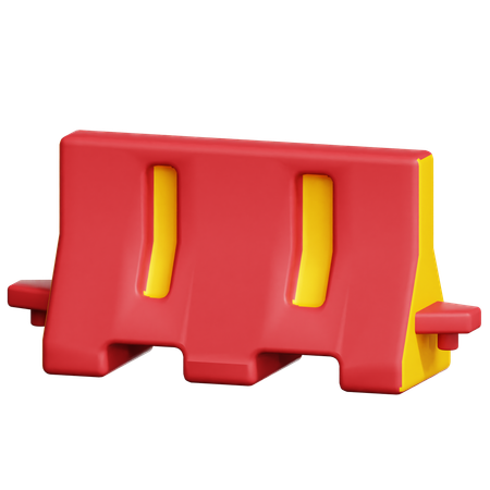 Barrera del camino  3D Icon