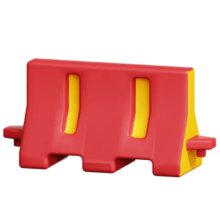 Barrera del camino  3D Icon