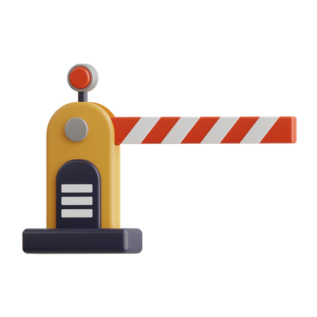Portão de barricada  3D Icon