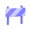 3d barricade emoji
