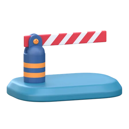 Barrier 3 D Immigration Icon 3D Icon