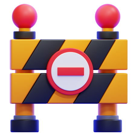 Barrier  3D Icon