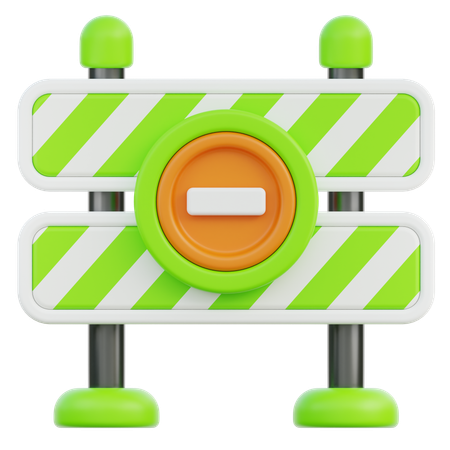 Barrier  3D Icon