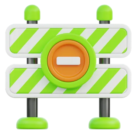 Barrier  3D Icon