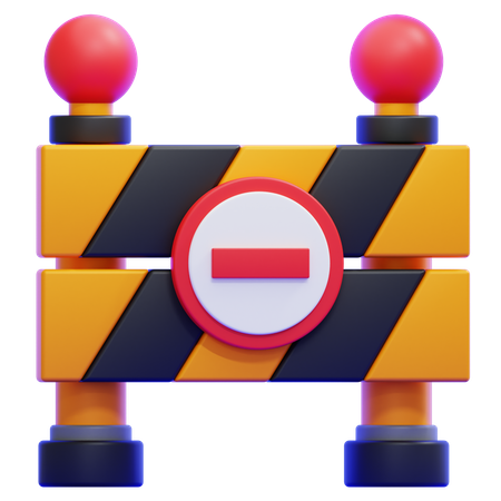 Barrier  3D Icon