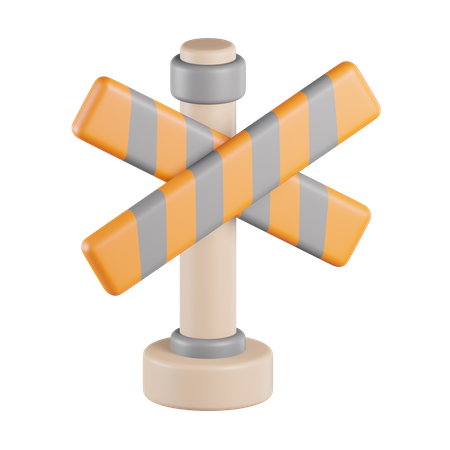 Barrier Crossing  3D Icon