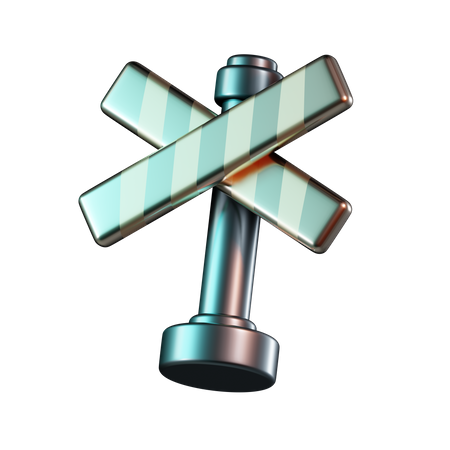 Barrier Crossing  3D Icon