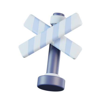 Barrier Crossing  3D Icon
