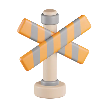 Barrier Crossing 3D Icon